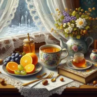 Пазл Чай с медом