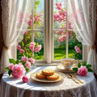 Пазл Чай с печеньем