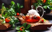 Пазл Чай с шиповником