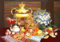 Пазл Чай с сушками
