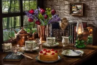 Пазл Чайный сервиз