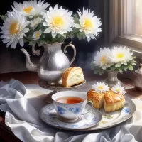 Пазл Чашка чая