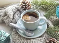 Пазл Чашка и шишка