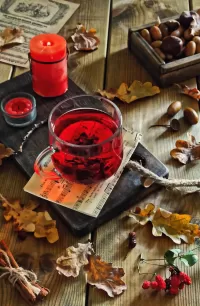 Пазл Чашка каркаде