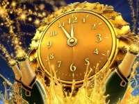 Пазл Новогодние часы