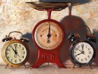 Пазл Часы и весы