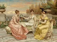 Пазл Чай на террасе