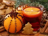 Пазл Чай с апельсином