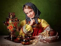 Пазл Чаёк из самовара