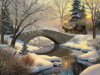 Пазл Через мостик