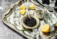 Пазл Черная икра