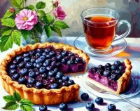 Пазл Черничный пирог 