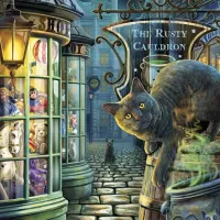 Пазл Черные кошки