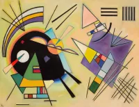 Пазл Черный и фиолетовый