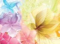 Пазл Четыре цветка