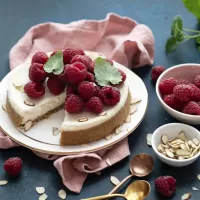 Пазл Чизкейк с малиной