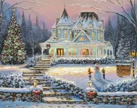 Пазл Christmas Cottage