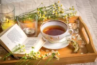 Пазл Чтение под чай