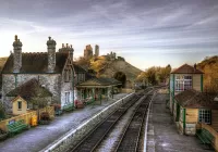 Пазл Corfe Castle Station