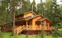 Пазл Дача в лесу
