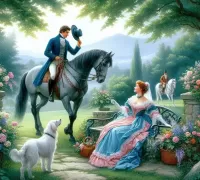 Пазл Дама и кавалер