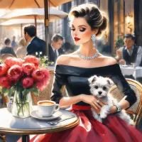 Пазл Дама с собачкой