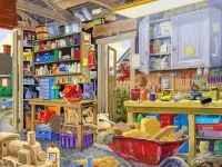 Пазл Дедушкин сарай