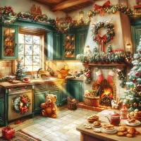 Пазл День Рождества