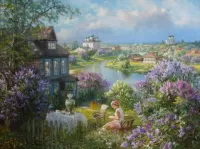 Пазл Деревенская идиллия
