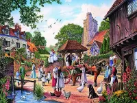 Пазл Деревенская свадьба