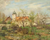 Пазл Деревенская церковь