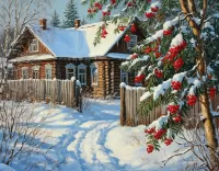 Пазл Деревенский пейзаж
