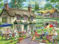 Пазл Деревенское кафе