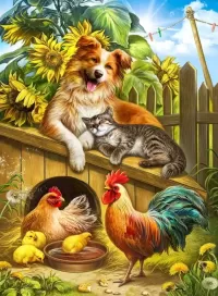 Пазл Деревенское лето