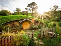 Пазл Деревня хоббитов