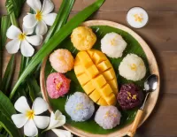 Пазл Десерт и плюмерия