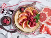 Пазл Десерт к блинам