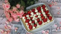 Пазл Десерт с клубникой 