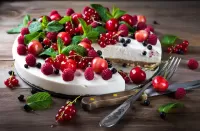 Пазл Десерт с ягодами