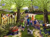 Пазл Дети на прогулке