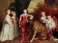 Пазл Дети с собакой