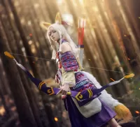 Пазл Девушка-кошка