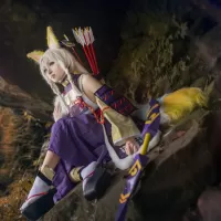 Пазл Девушка-кошка