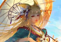 Пазл Девушка-лиса