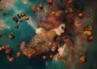 Пазл Девушка-роза