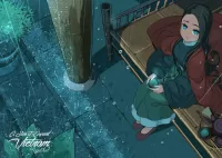 Пазл Девушка и дождь