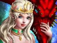 Пазл Девушка и дракон 1