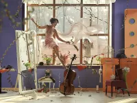 Пазл Девушка на альте