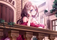 Пазл Девушка на балконе