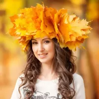 Пазл Девушка в венке